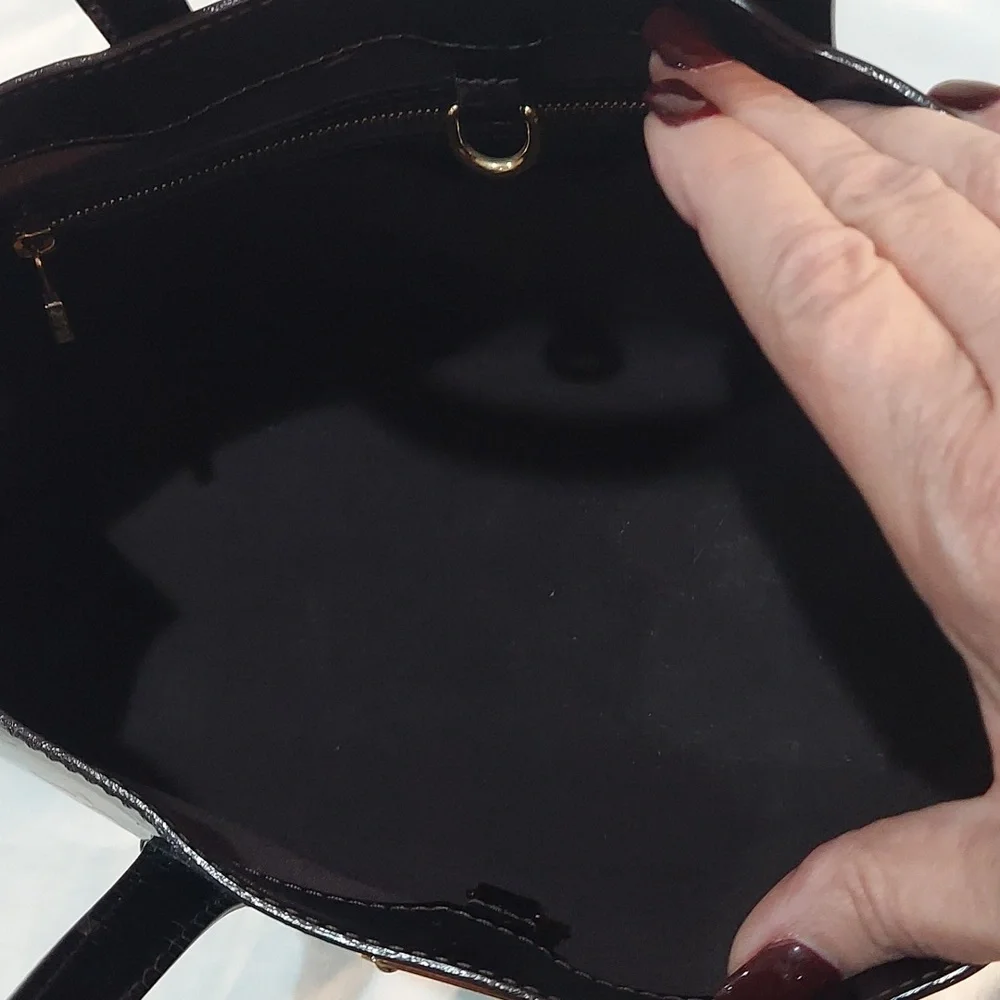 Louis Vuitton Amarante Vernis Wilsher Pm Tote Satchel
